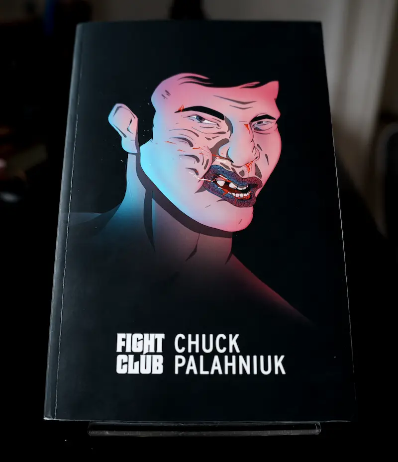 a black version of the book "fight club"